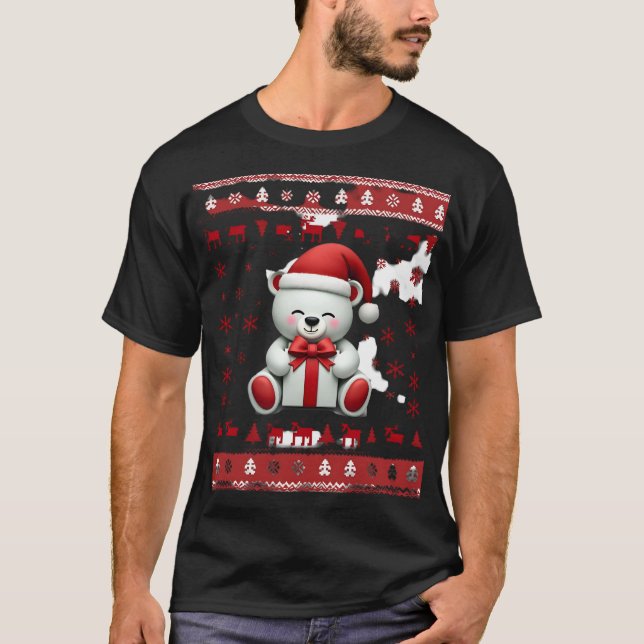 Camiseta Oso Navidad Navidad (5) (Anverso)