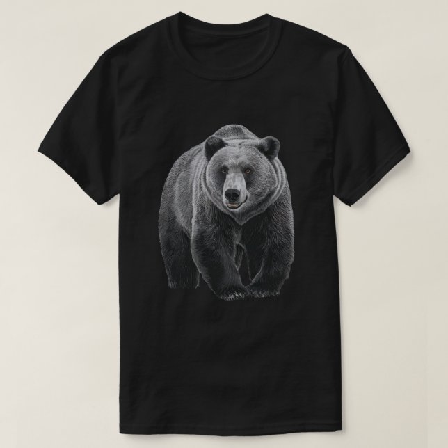 Camiseta Oso negro (Diseño del anverso)