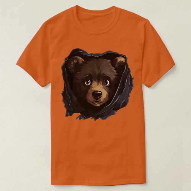 Camiseta Oso negro (Diseño del anverso)