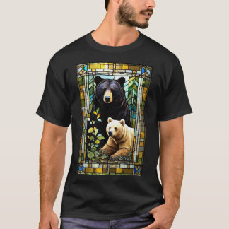 Camiseta Oso negro con cubo de oso espiritual