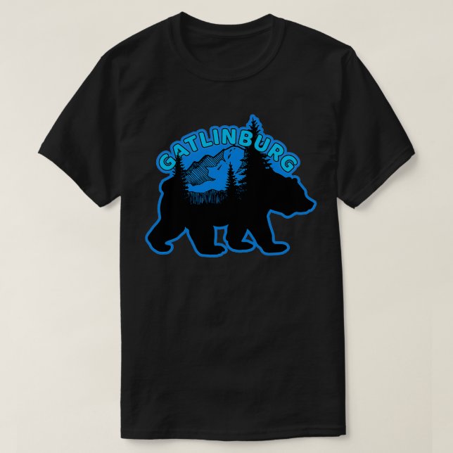 Camiseta Oso negro de Gatlinburg (Diseño del anverso)