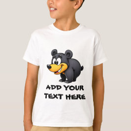 Camiseta Oso negro personalizado
