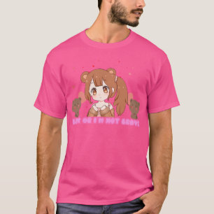 Camiseta Oso O No Soy Valiente - Super Kawaii Chibi Bear Gi