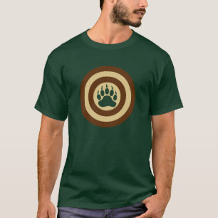 Camiseta Oso Orgullo Súper Héroe Escudo Pata de Oso