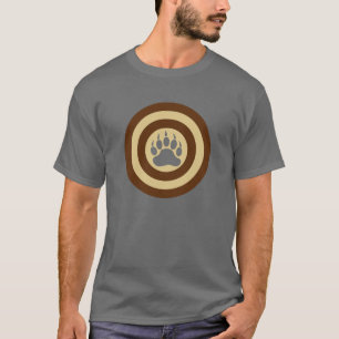 Camiseta Oso Orgullo Súper Héroe Escudo Pata de Oso