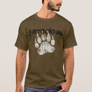 Camiseta Oso Orgulloso Gay Genial Furioso Grunge Pata de Os