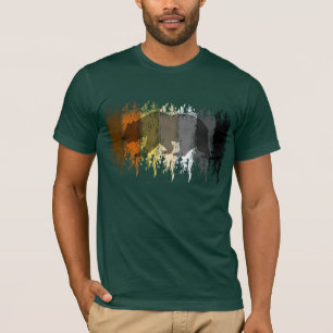 Camiseta Oso Orgulloso Grunge Fresco Sombra Orgullo Gay Oso