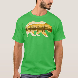 Camiseta Oso oso oso pardo animal motivo salvaje bosque