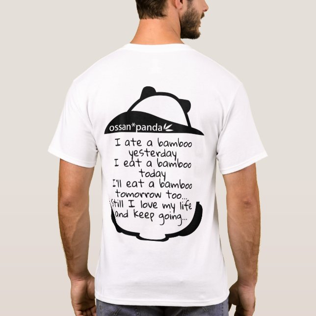 Camiseta oso ossan*panda (Reverso)