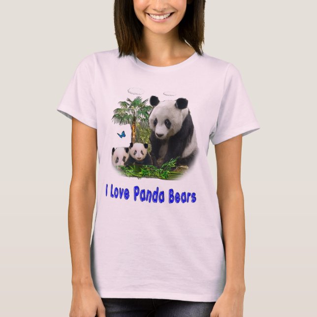 Camiseta oso panda (Anverso)