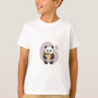 Oso Panda Adorable Comprando Comestibles para Niño