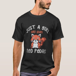 Camiseta Oso Panda Animal Bambú Panda Rojo