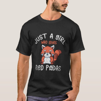 Camiseta Oso Panda Animal Bambú Panda Rojo