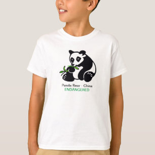 Camiseta Oso PANDA - Animales en peligro de extinción - vid
