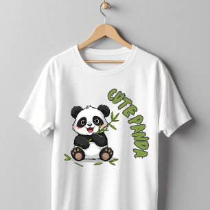 Camiseta Oso Panda Bamboo Kawaii Animal Adorable