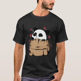 Camiseta Oso Panda con él en caja de cartón