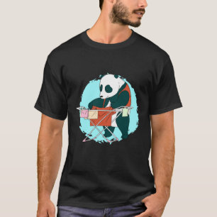 Camiseta oso panda de lavandería 1