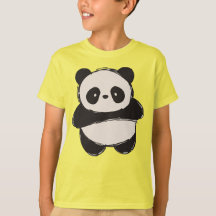 Oso Panda Dibujado a Mano Adorable - Kawaii Encant