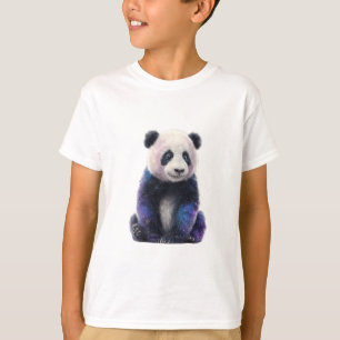 Camiseta Oso Panda Galáctico de la Galaxia para Niños