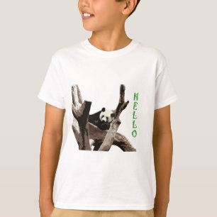 Camiseta Oso panda gigante en una fotografía de zoológico d