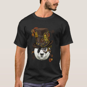 Camiseta Oso Panda Gigante Gótico Steampunk Anima Mecánica