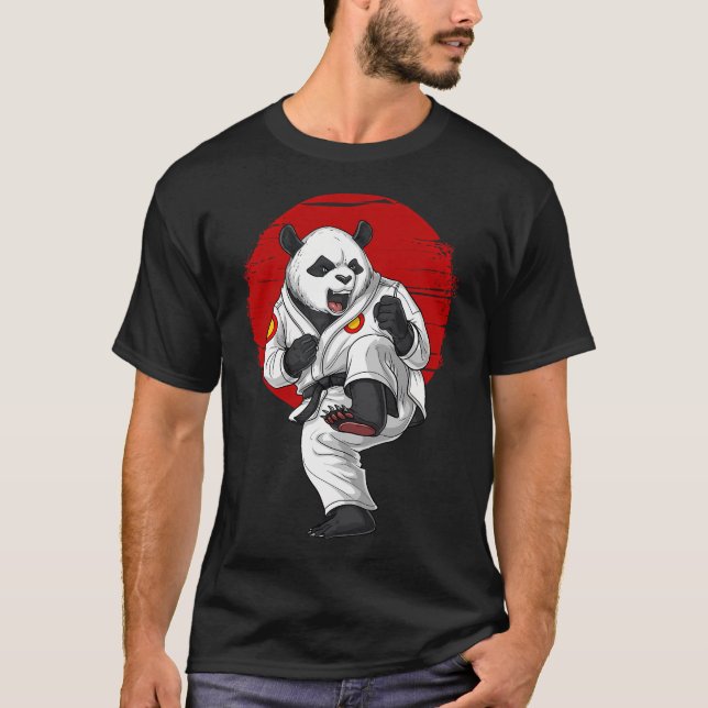 Camiseta Oso Panda Karate (Anverso)