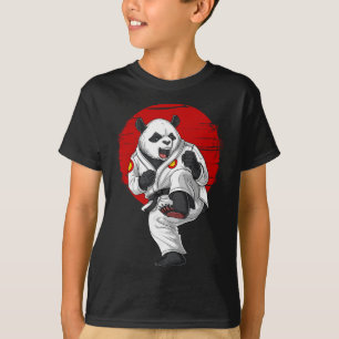 Camiseta Oso Panda Karate Kickboxing Muay Thai Arte Marcial
