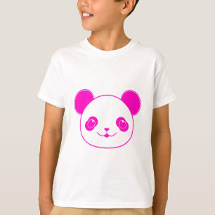 Camiseta Oso Panda Kawaii Rosa