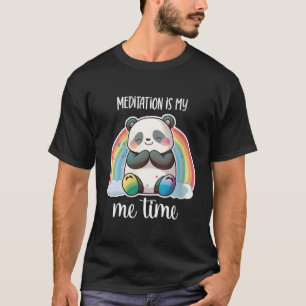 Camiseta Oso Panda Meditando Yoga Oso Panda Medita