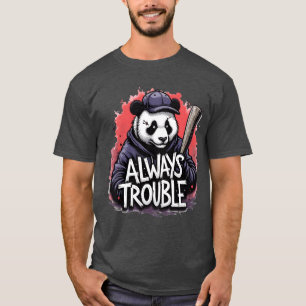 Camiseta Oso panda panda amigo de los pandas gánster