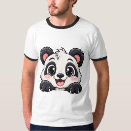 Camiseta Oso Panda Peekaboo Adorable