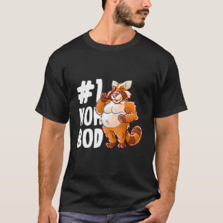 Camiseta Oso Panda Rojo Mamá Mejor Mamá Cuerpo Mamá Mamá Ma