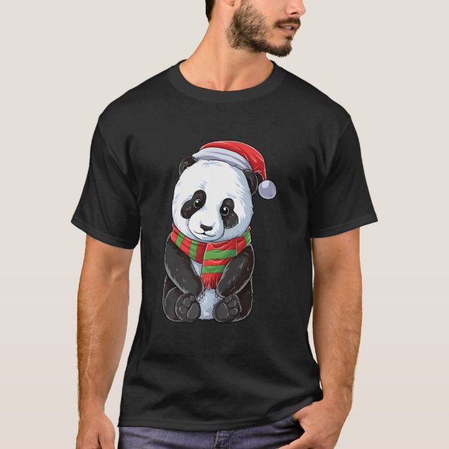 Camiseta Oso Panda Santa (Anverso)