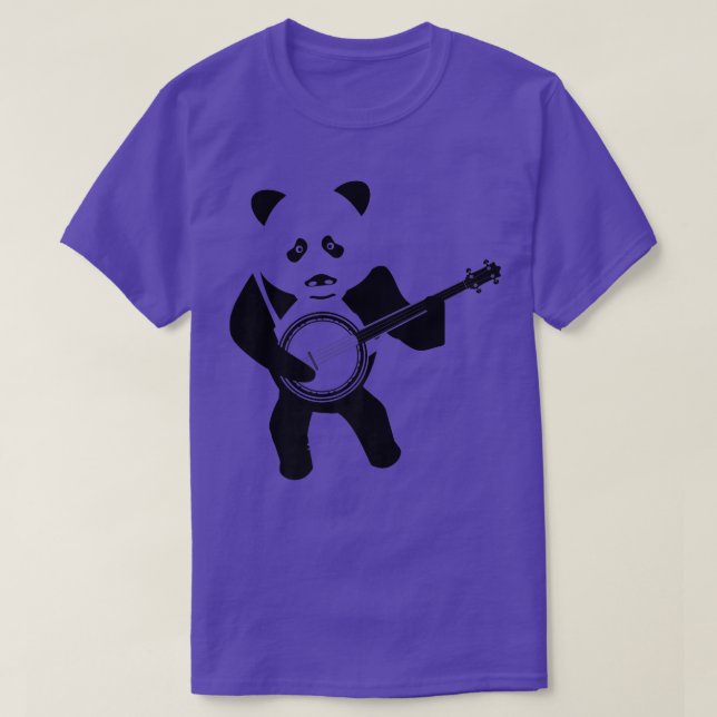 Camiseta Oso panda tocando un banjo Premium (Diseño del anverso)