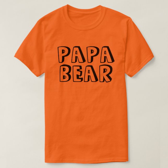 CAMISETA OSO PAPA (Diseño del anverso)