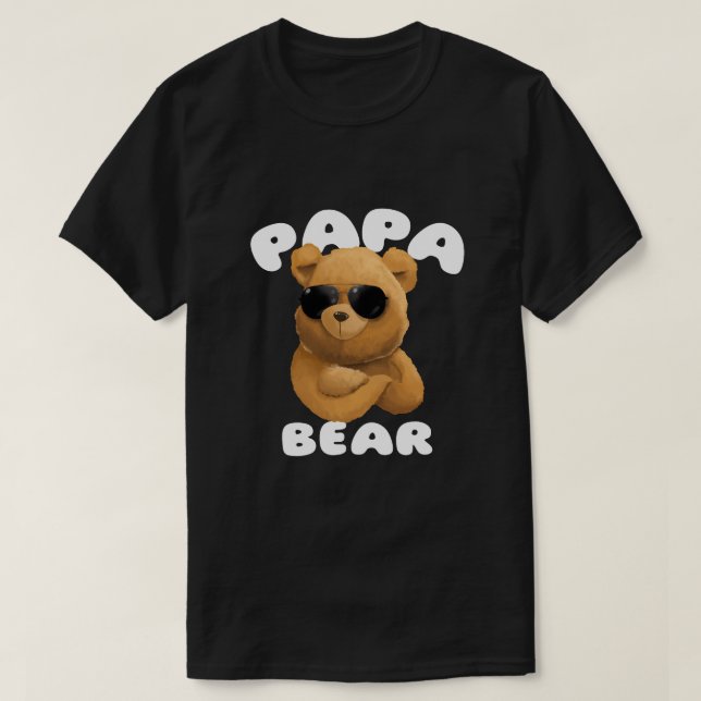 CAMISETA OSO PAPÁ (Diseño del anverso)