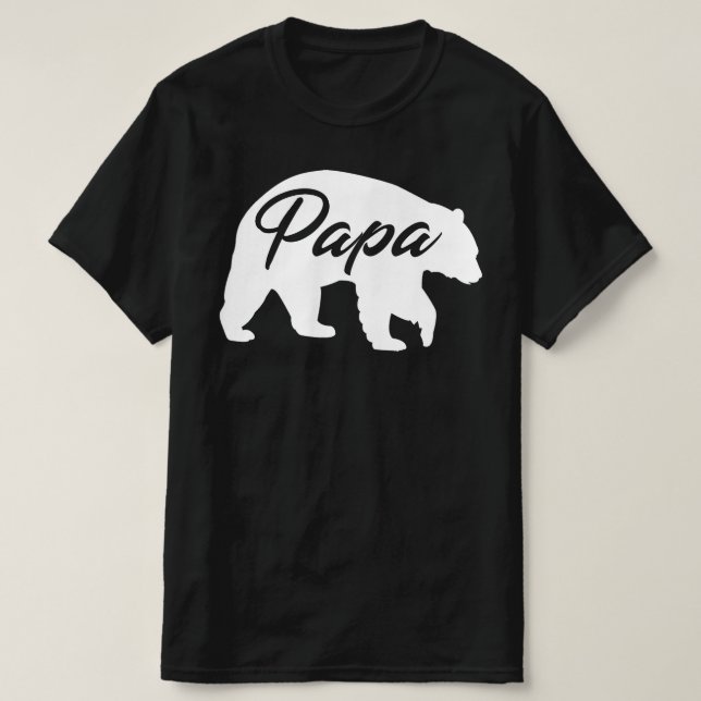 Camiseta oso papa (Diseño del anverso)