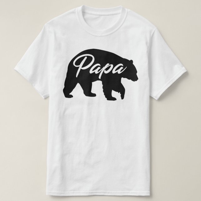 Camiseta oso papa (Diseño del anverso)