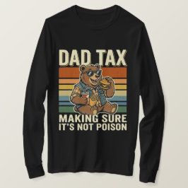 Camiseta Oso Papá Genial Diseño Divertido Hora de Snack 