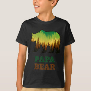 Camiseta Oso papá vintage retro divertido