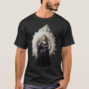 Camiseta Oso Pardo Acogedor Bebiendo Café entre Flores Silv