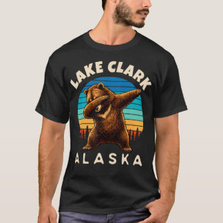 Camiseta Oso Pardo de Lake Clark Alaska haciendo Dabbing
