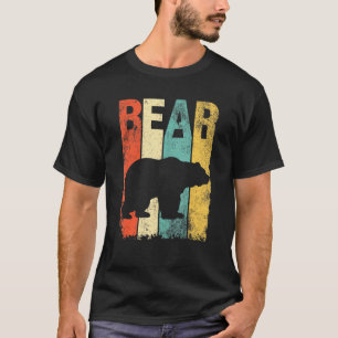 Camiseta Oso Pardo Grizzly Fauna Animal Naturaleza Campamen