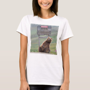 Camiseta Oso Pardo Juega Con Señal