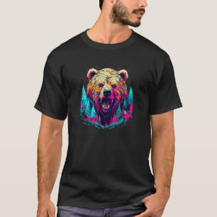 Camiseta Oso Pardo Naturaleza Exterior Alaska Caza Senderis