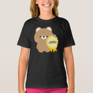 Camiseta Oso Pardo Pensador Excesivo Certificado