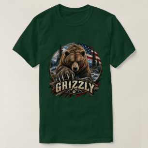Camiseta Oso Pardo – Salvaje Americano