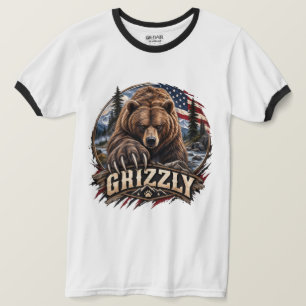 Camiseta Oso Pardo – Salvaje Americano