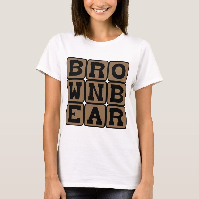 Camiseta Oso Pardo, Ursus Arctos (Anverso)
