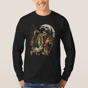 Camiseta Oso Pardo Vida Silvestre Naturaleza Espíritu Anima